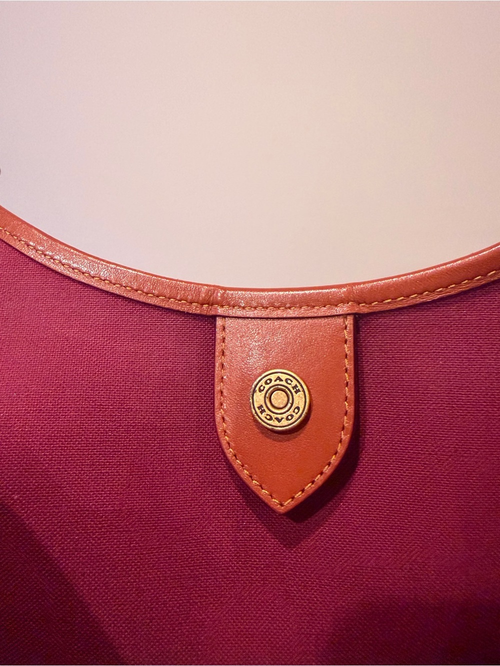 Coach Day Tote in Signature Canvas - Brass/Tan/Rust - Picture 8 of 12